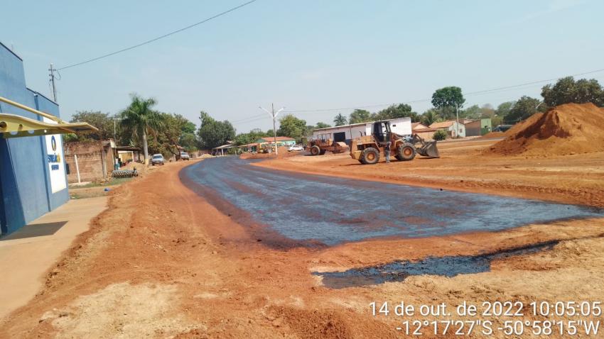 EXECUÇÃO DE PAVIMENTAÇÃO ASFÁLTICA E DRENAGEM PROFUNDA EM DIVERSAS RUAS NA CIDADE DE NOVO SANTO ANTÔNIO