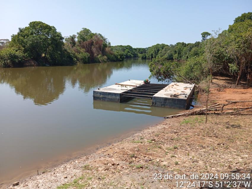 Construção Ponte de Concreto Sobre O Rio São João